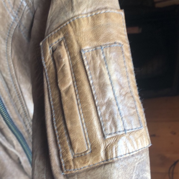 All Saints Vintage Leather Jacket - Picture 6 of 14